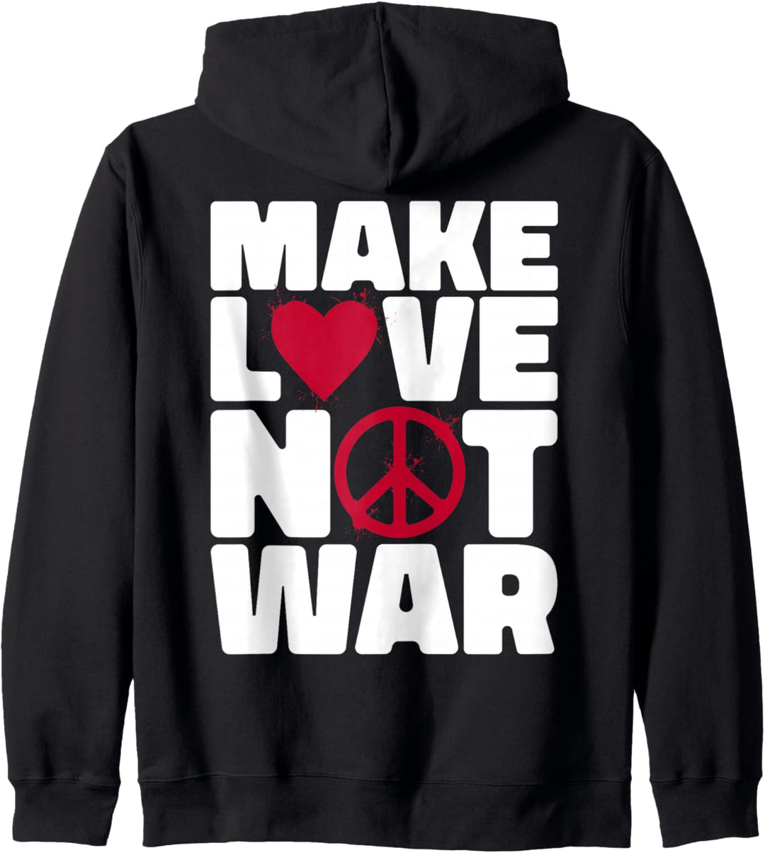 Make Love Not War Kapuzenjacke