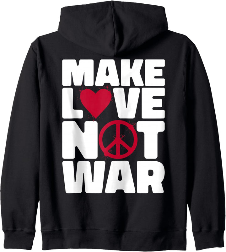 Make Love Not War Kapuzenjacke