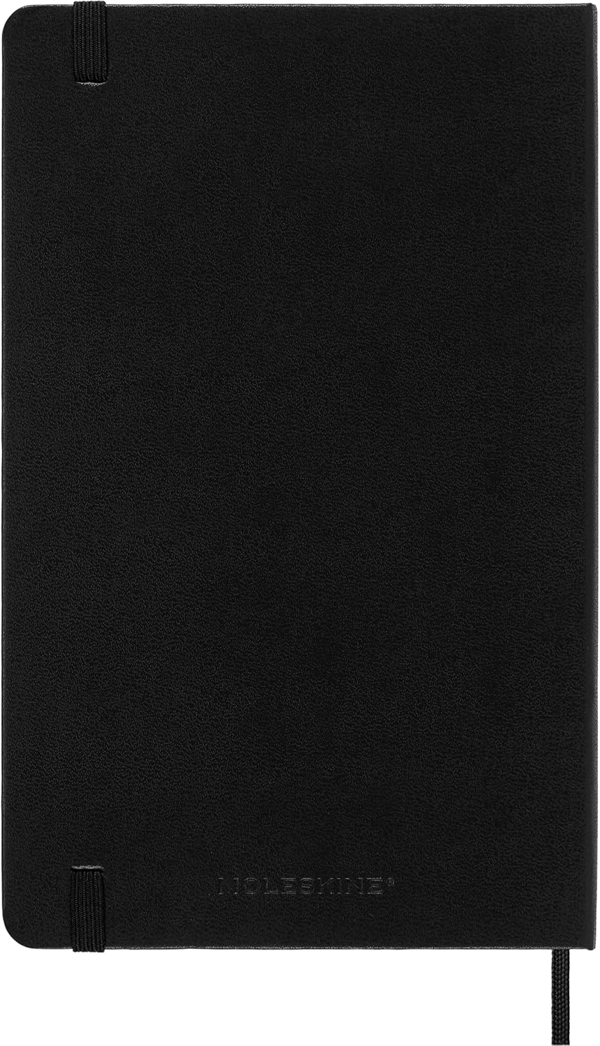 Moleskine Tagesplaner 2023-2024, 18-Monate-Kalender, Hardcover-Tagesplaner, Grossformat 13 x 21 cm,