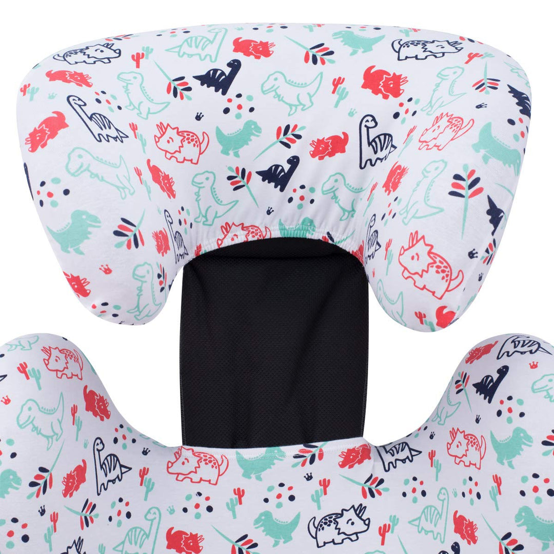 JYOKO KIDS Bezug kompatibel mit Britax Romer Kidfix, aus Baumwolle (Romer Kidfix, DINO PARTY), DINO