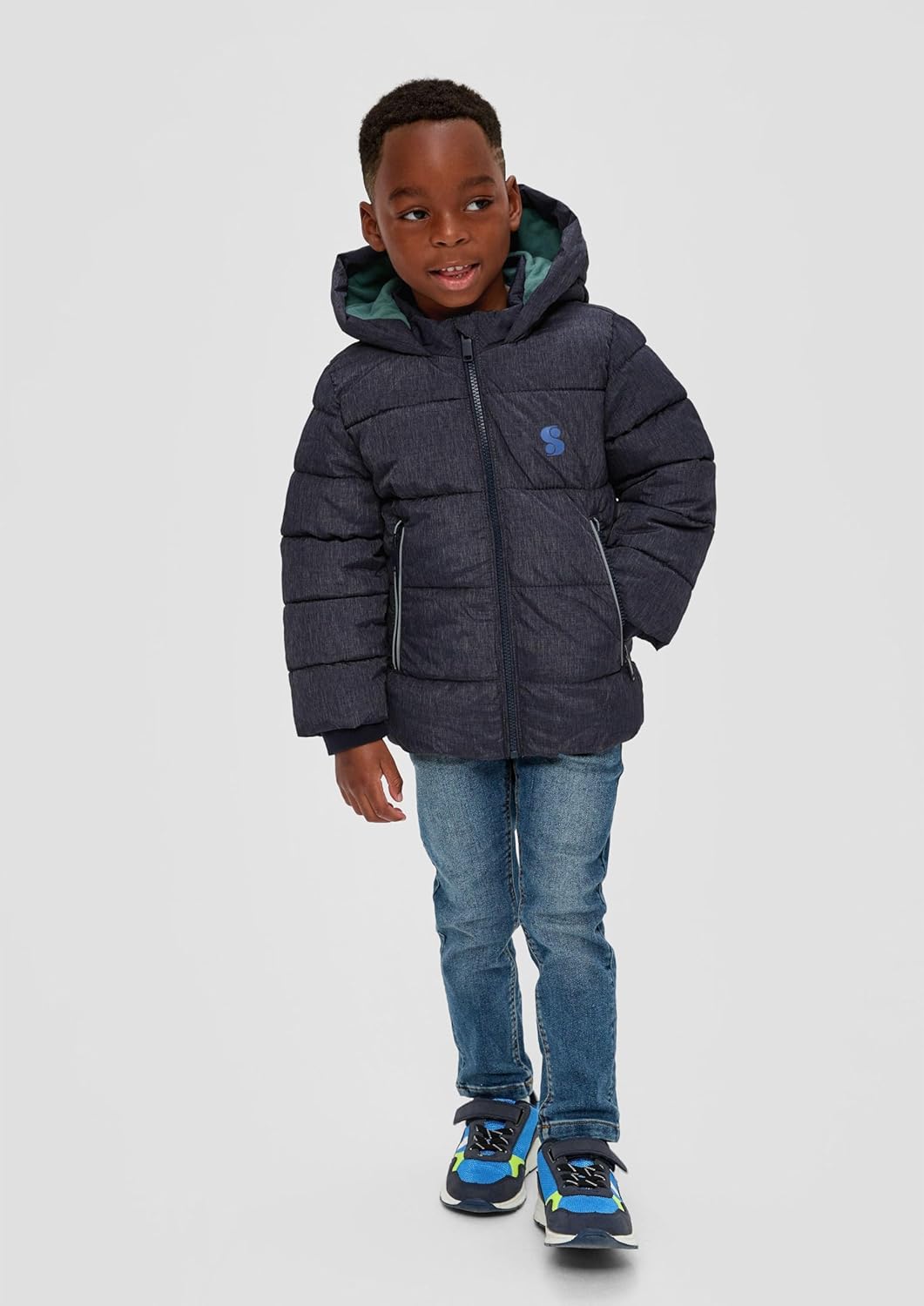 s.Oliver Jungen Outdoor Jacke 92 Blau, 92 Blau