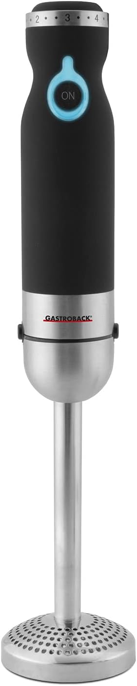 GASTROBACK Design Stabmixer Advanced Pro, D x H: 65 x 400 mm, Schwarz, Blau, Edelstahl