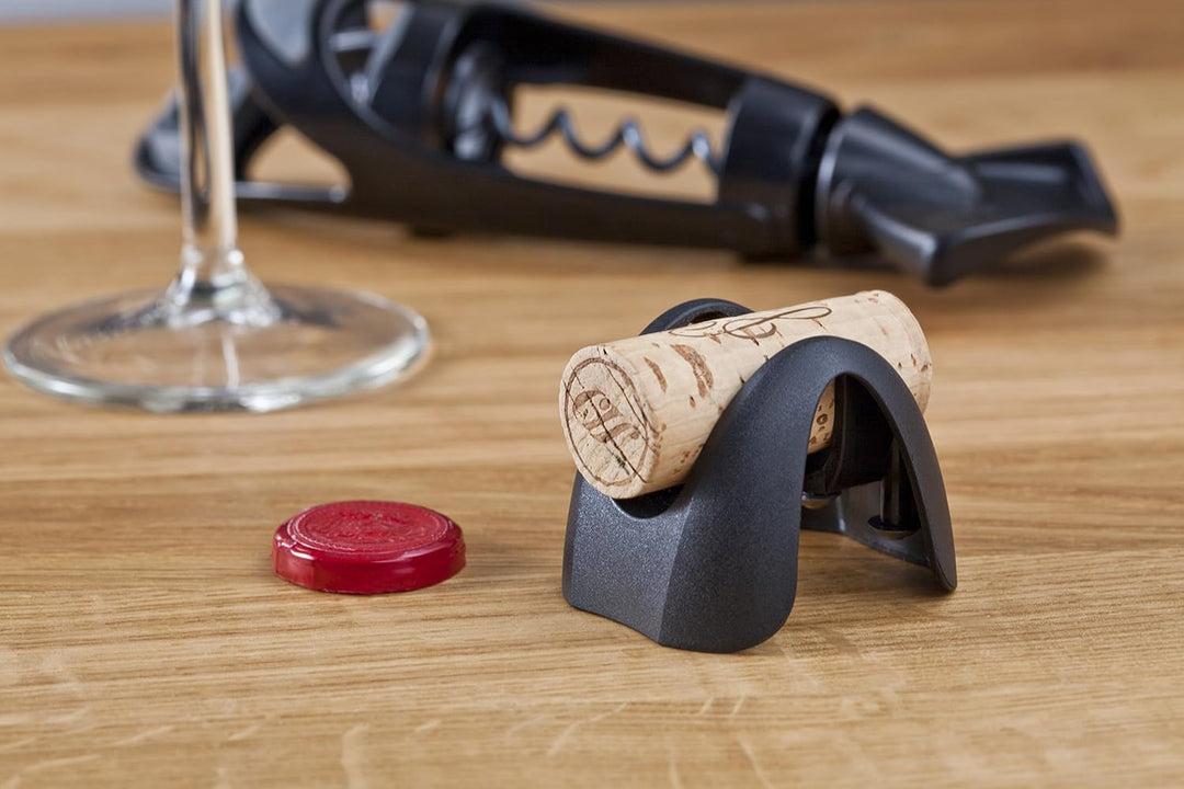 Vacu Vin Bogen-Folienschneider, Schwarz