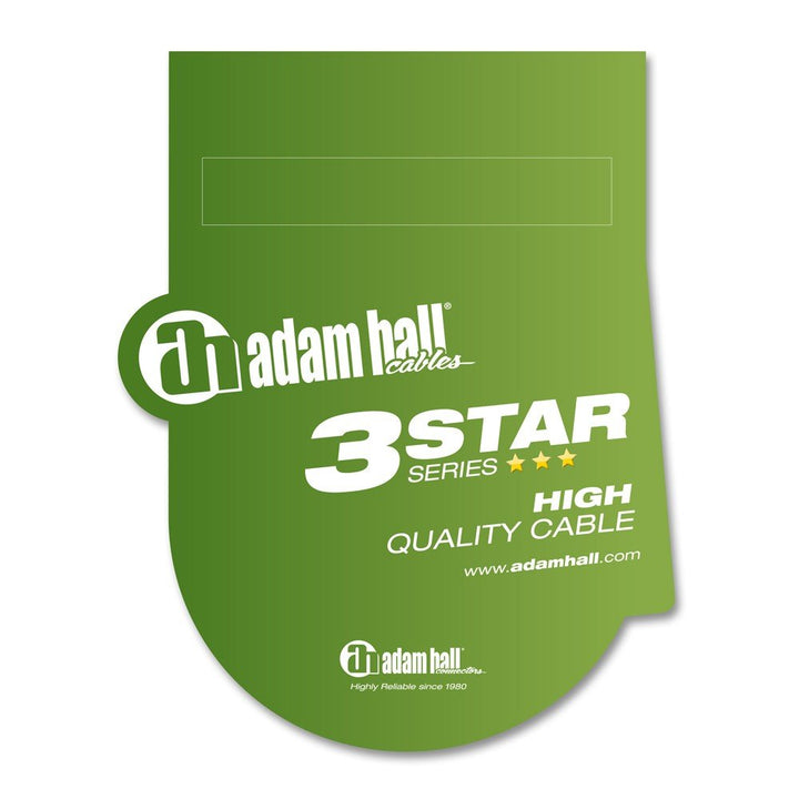Adam Hall Cables 3 STAR DMF 3000 DMX Kabel 3-Pol XLR Female auf 3-Pol XLR male | 15 m, 15 m