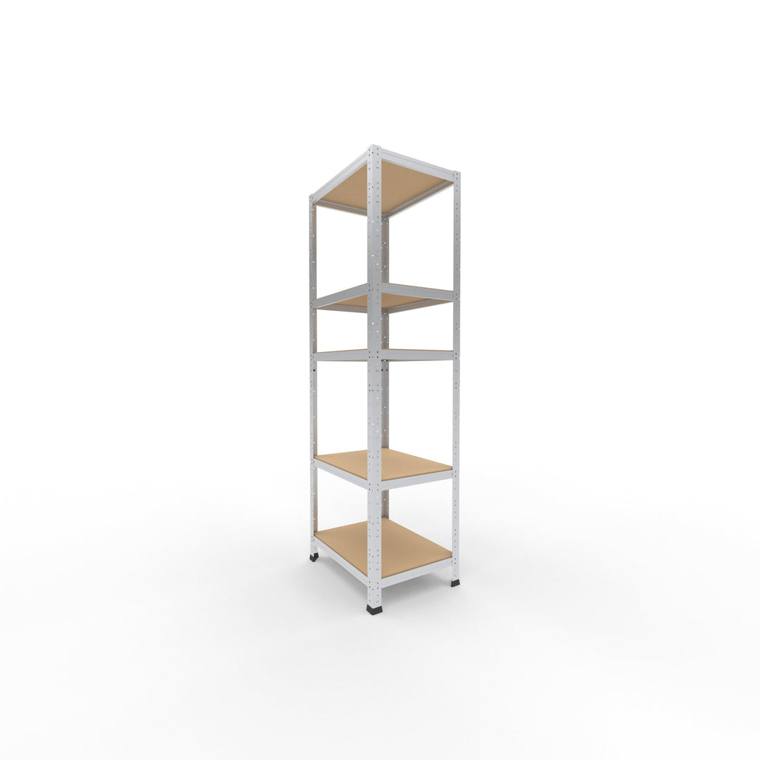 shelfplaza® 180x45x60cm Home Schwerlastregal verzinkt/Metallregal mit 5 Böden/Kellerregal Metall, Ga