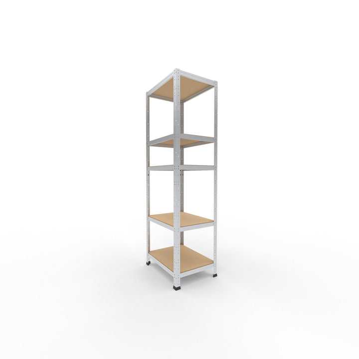 shelfplaza® 180x45x60cm Home Schwerlastregal verzinkt/Metallregal mit 5 Böden/Kellerregal Metall, Ga