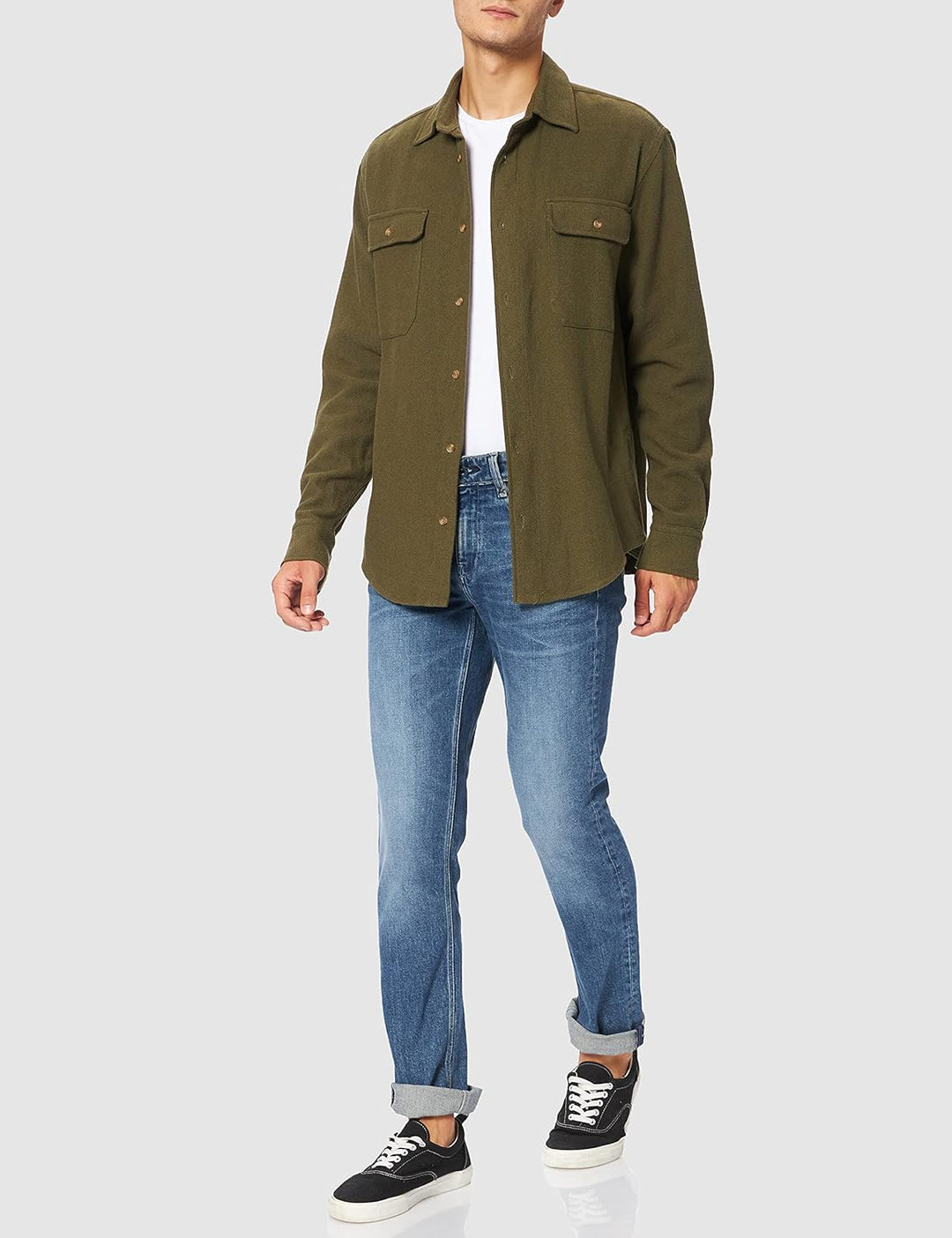 G-STAR RAW Damen Noxer Straight Jeans 24W / 30L Blau (Faded Cascade D17192-c052-c606), 24W / 30L Bla