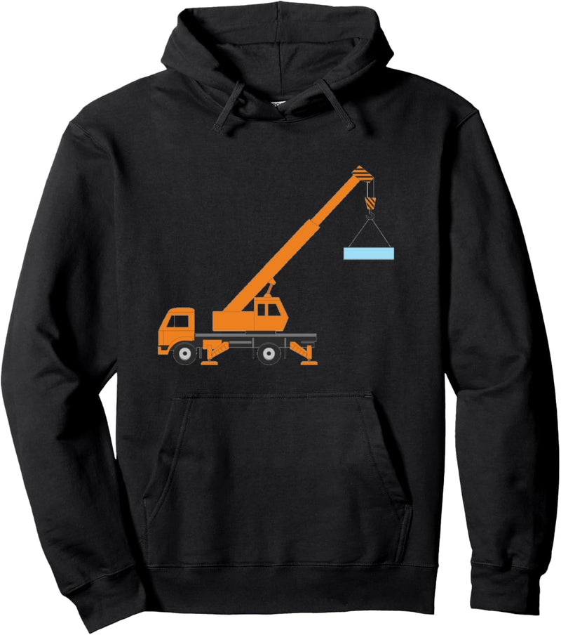 Kranwagen Baufahrzeug Pullover Hoodie