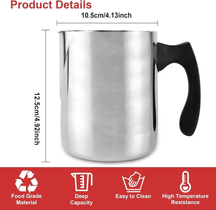 Aslanka Edelstahl Universal Schmelztopf, 900ml /32 Unzen Doppelkocher, 304 Edelstahl mit hitzebestän