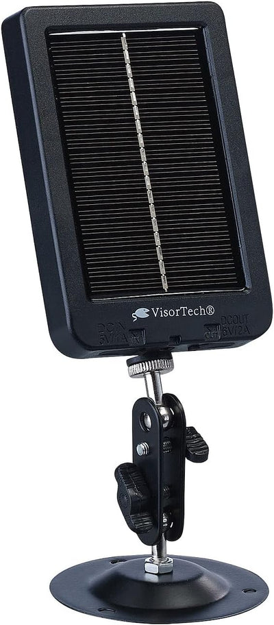 VisorTech Solarpanel Wildkamera: Mobiles Akku-Solarpanel für Wildkameras, 3.000 mAh, IP65 (Wildkamer