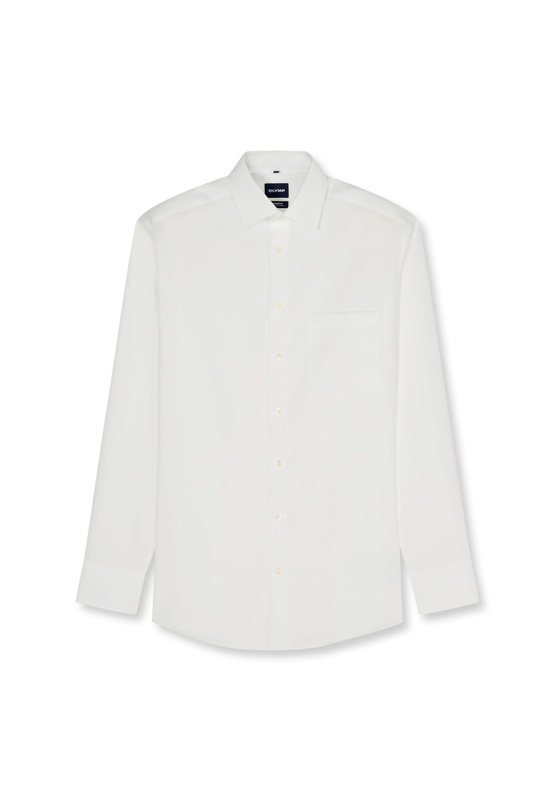 OLYMP Herren Businesshemd Luxor - Pflegeleichte Hemden - Einfarbig, Comfort fit, New Kent Kragen - L