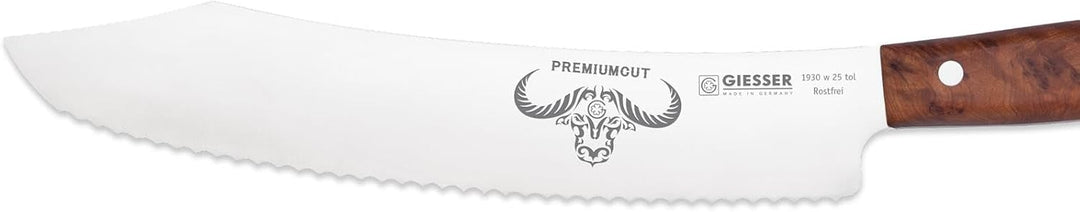 GIESSER seit 1776 - Made in Germany - Brotmesser 25 cm Tree of Life, PremiumCut Wave No 1, Wellensch