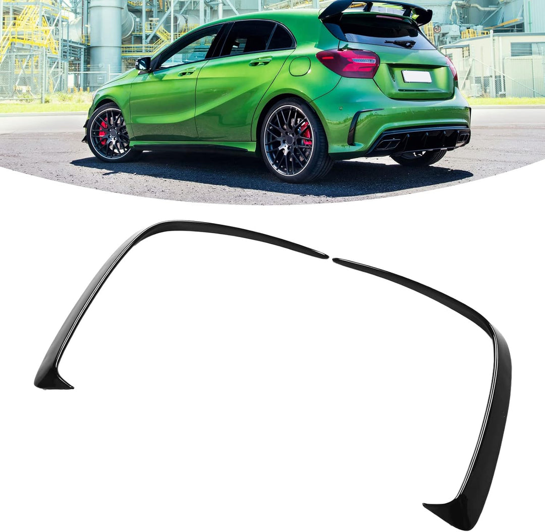Jadeshay Auto Heckstossstangenspoiler, 1 Paar Heckstossstangensplitter Ersatz Auto Heckschürze Spoil