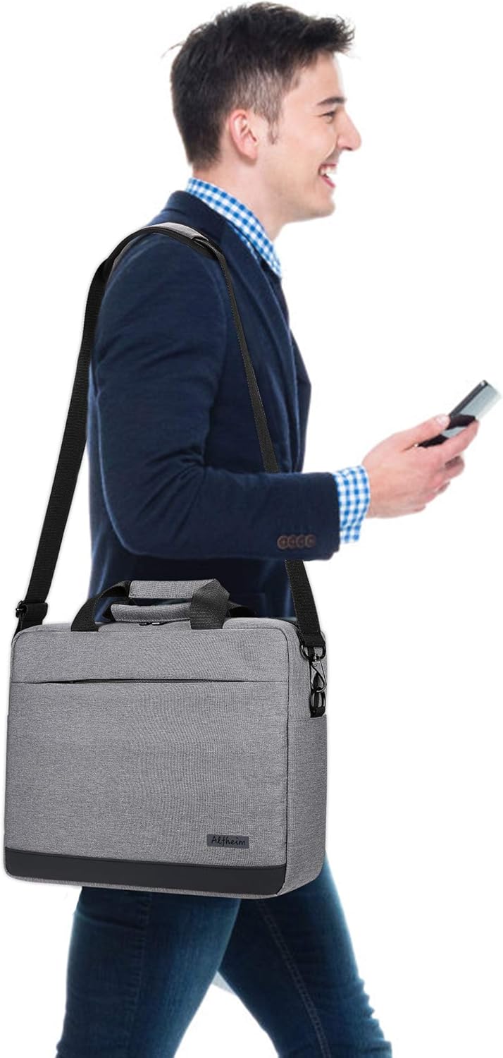 Alfheim Laptoptasche mit Schultergurt 15.6/16 Zoll Herren Damen Leichte Wasserdichte Weiche Computer