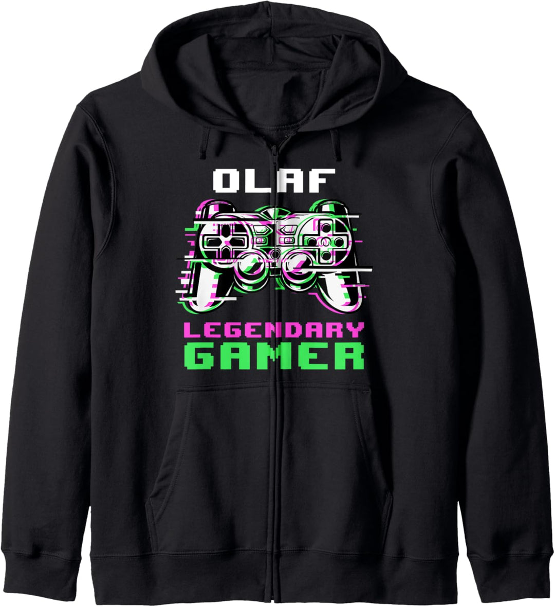 Olaf - Legendary Gamer - Personalisiert Kapuzenjacke