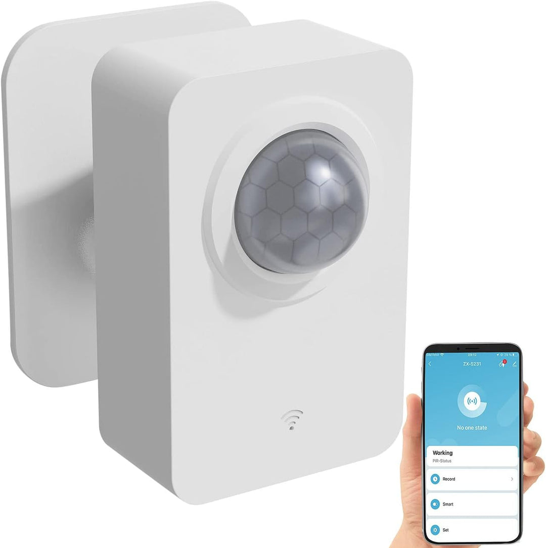Luminea Home Control Durchgangsmelder: 4er-Set ZigBee-PIR-Bewegungsmelder, 8 m Reichweite, App (Bewe