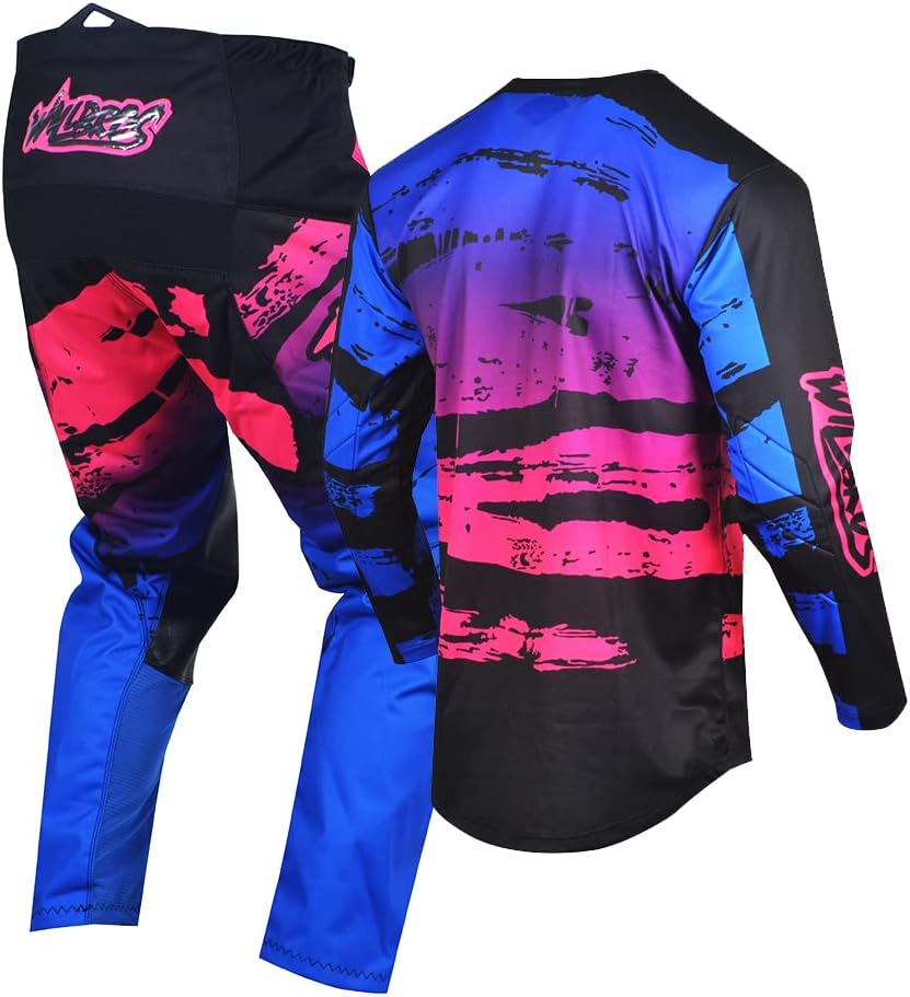 Motocross Jersey Hose Kombination Männer Frauen Motorrad MX Reitausrüstungsset Radfahren Offroad Dre