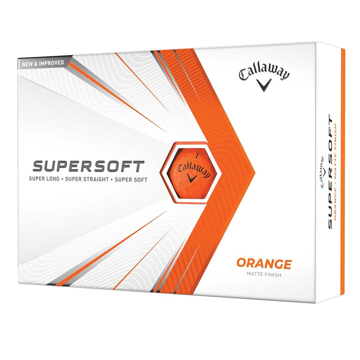 Callaway Golf Supersoft Matt Golfbälle 2021 Supersoft Matt Arancione, Supersoft Matt Arancione