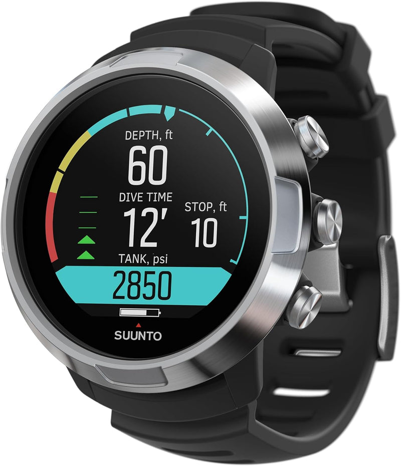 Suunto Dive D5 Tauchcomputer Schwarz/Silber