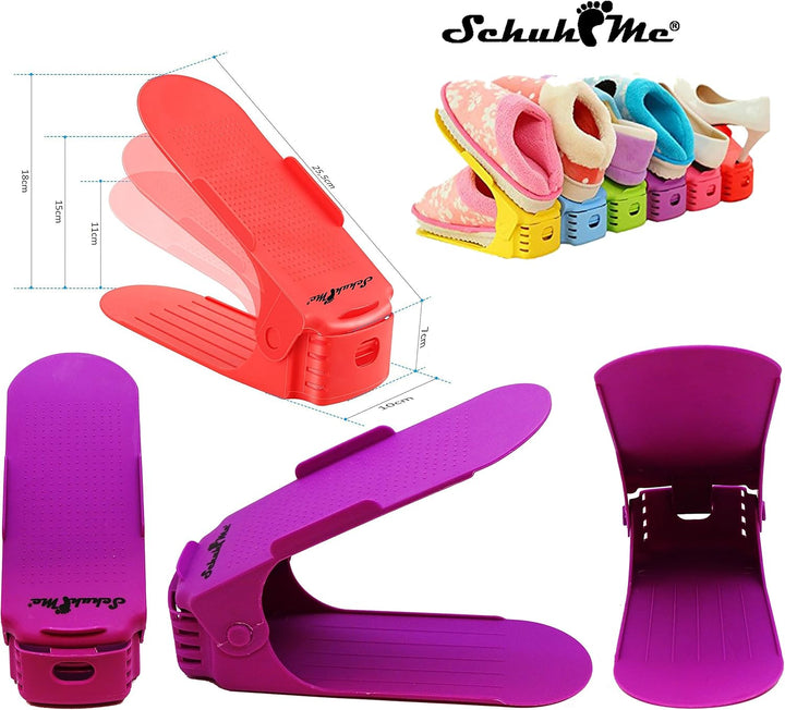 5 x Verstellbarer Profi Schuhstapler Schuhorganizer Schuhhalter – Magic Shoe Rack Organizer - Sparse