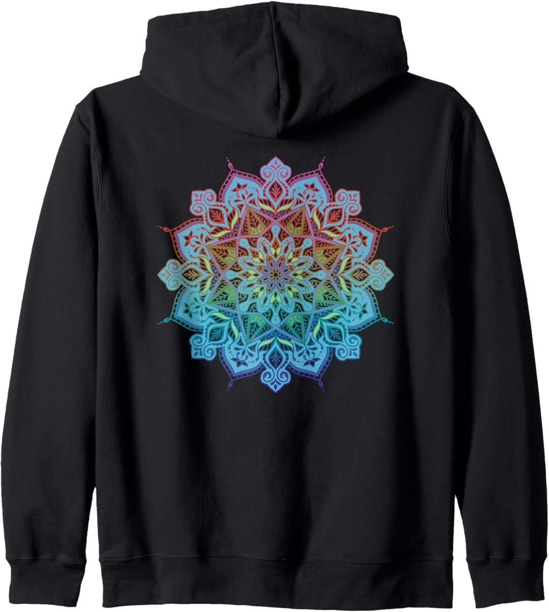 Mandala Yoga, Regenbogenfarben, Lehrer, Schüler Kapuzenjacke