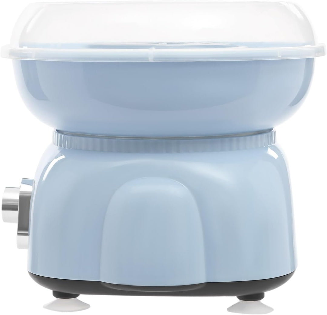 Zuckerwattemaschine für zuhause, mit zehn Bambusspiesschen und einem Löffel, Höhe 23 cm, 500W Zucker