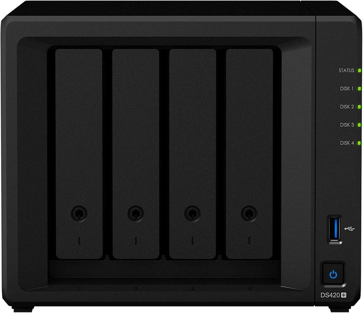 Synology 2 Bay NAS DiskStation DS420+ (ohne Disk) 4-bay; 2GB DDR4 DS420+, 4-bay; 2GB DDR4 DS420+