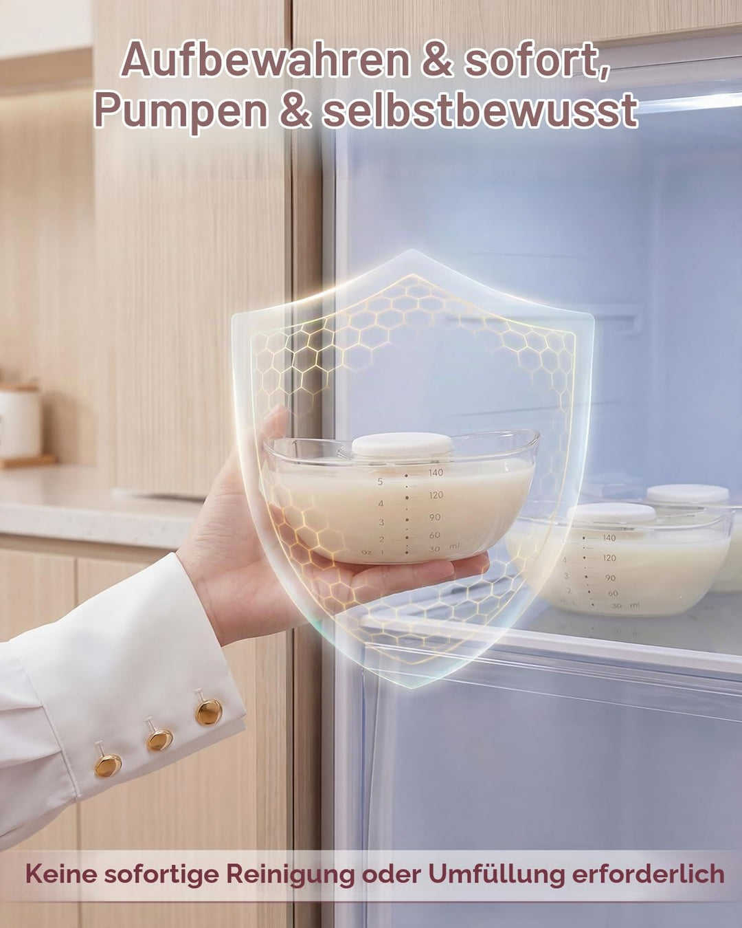 Lulia Milchpumpe Elektrische Doppel, Milchpumpe handsfree mit 4 Modi und 9 Stufen, Tragbare Elektris