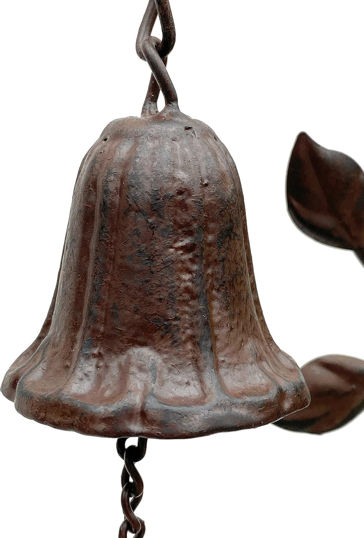 DanDiBo Rankhilfe Metall mit Glocke Rankgitter 170 cm 93994 Kletterhilfe Bodenstecker Blumenhalter R