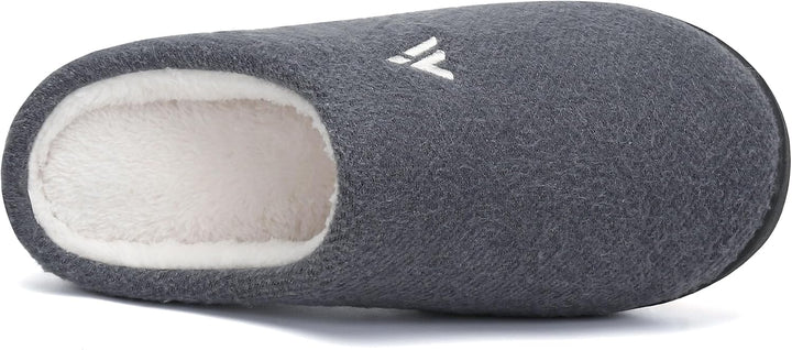 Mishansha Herren Damen Warme Hausschuhe Winter Memory Foam Plüsch Pantoffeln rutschfest Slippers,Gr.