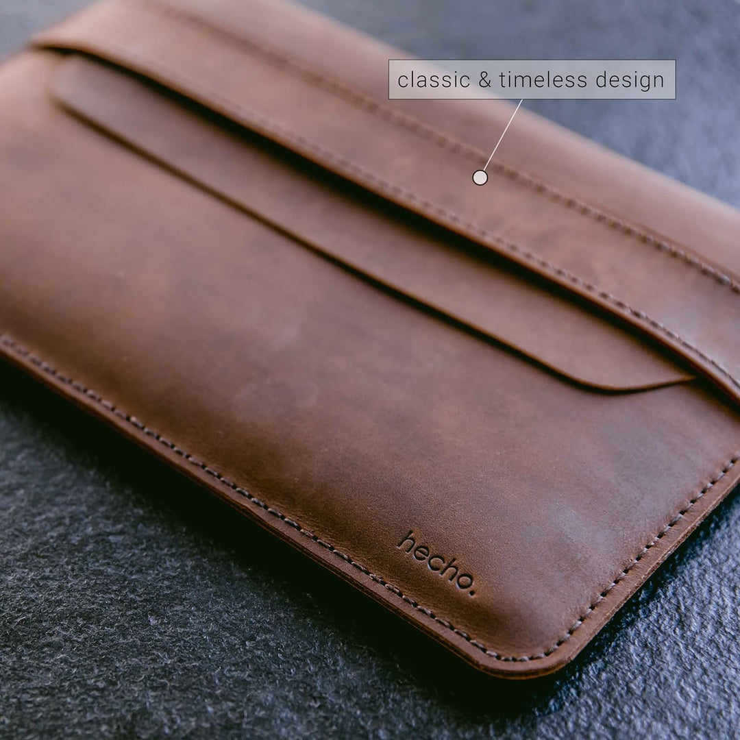 hecho. Leder Hülle für iPad Pro 12.9" (2015-2017) mit Stifthalter - Handmade & Fair - Fernando (Case