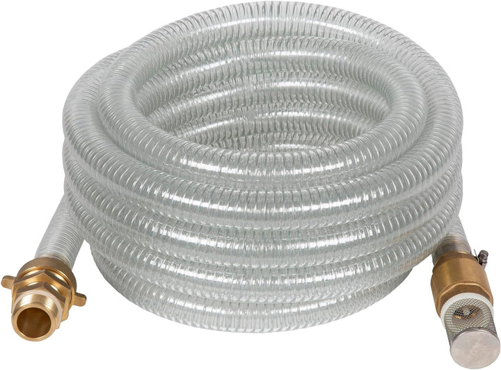 Original Einhell Saugschlauch 7 m Messing (Pumpen-Zubehör, 7 m Länge, Messinganschluss 42 mm 1 1/4 Z