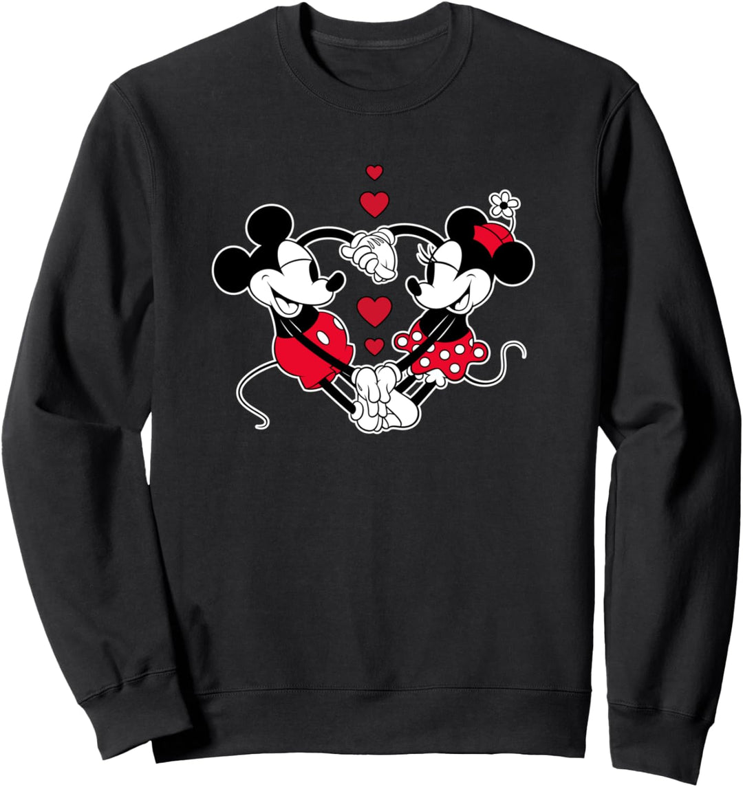 Disney Mickey and Minnie Love Gaze Hearts Sweatshirt