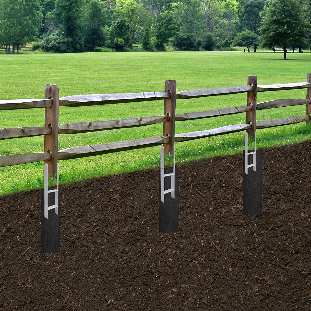 Jopassy H-Pfostenträger, H-Anker, Gabelweiten, Materialstärke 5mm, Länge600mm, Pfostenschuh, H-Form