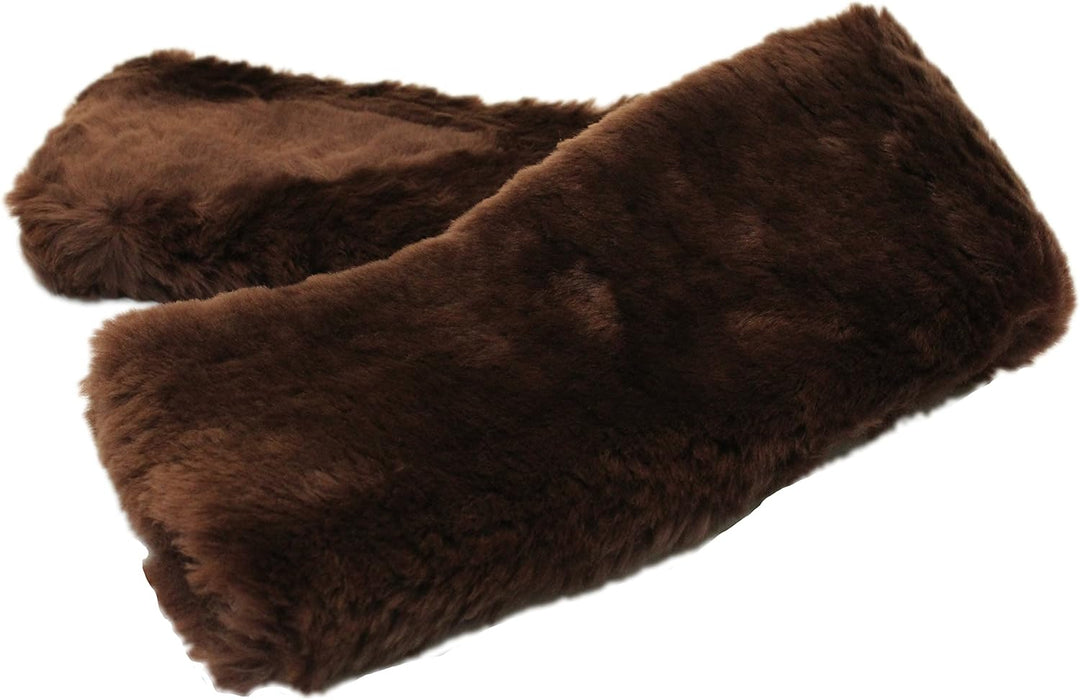 Engel Reitsport Lammfell Bauchgurtschoner (Bagu) farbenfroh: 12 Farben zur Wahl / 4 Grössen mocca 12