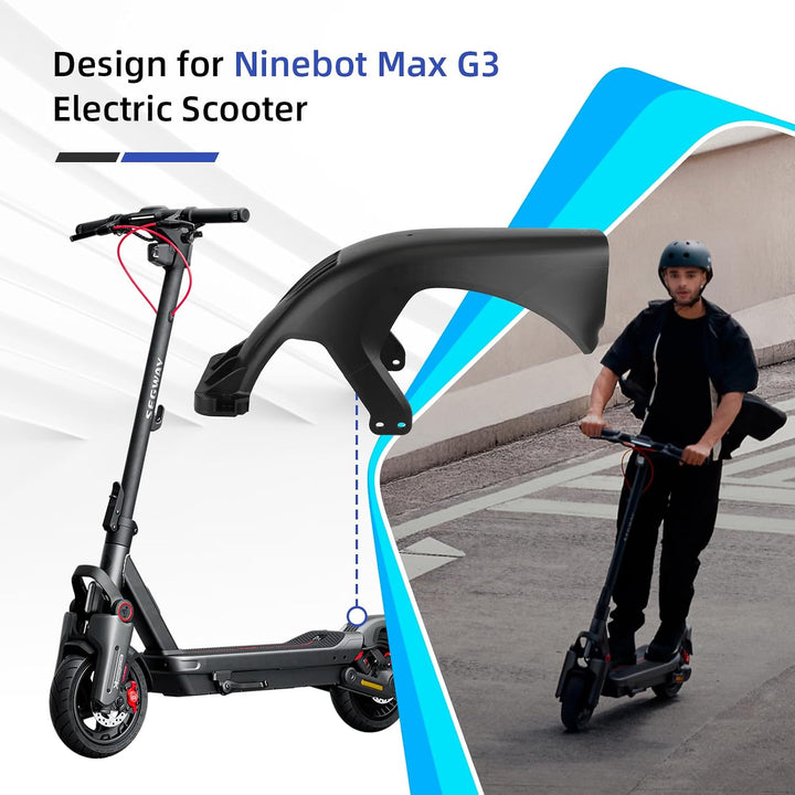 ulip Schutzblech Hinten Kompatibel für Segway Ninebot Max G3 Scooter Roller zubehör