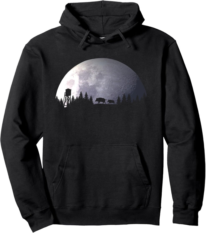 Lustiges Jäger Shirt Keiler Wildschwein Schwarzwild Geschenk Pullover Hoodie