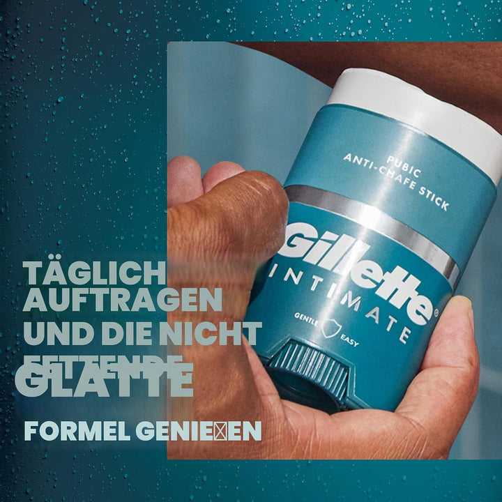 Gillette Intimate Pubic Anti-Scheuer-Stick, reduziert Reibung und Irritationen, Scheuerschutz für Mä