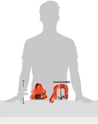 RIDGID 40080 Modell 21A Werkbank-Montageschraubstock, Rohrschraubstock 1/8" bis 2" (6 bis 50 mm) One