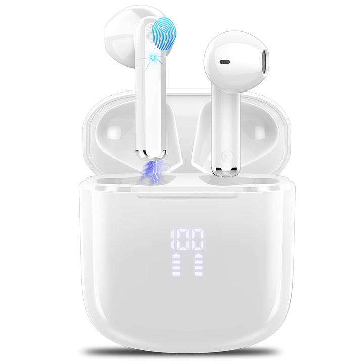 OYIB Bluetooth Kopfhörer, 2024 In Ear Kopfhörer Kabellos Bluetooth 5.3 Kopfhörer mit ENC Mic, 25 Std