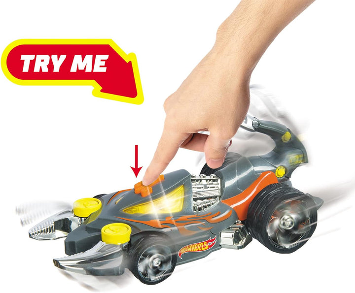 Mondo Motors - Hot Wheels Action SCORPEDO - Friktionsauto für Kinder - Licht und Sound – 51202