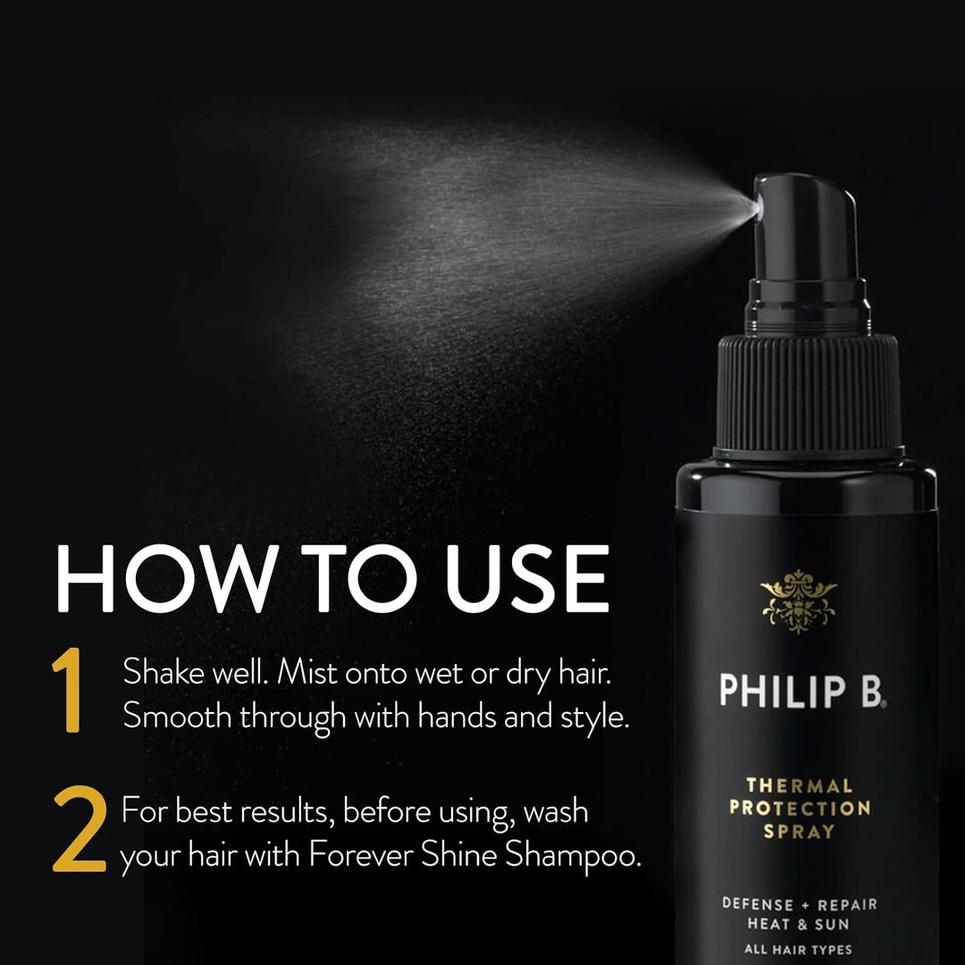 Philip B Oud Royal ThermalProtection Spray, 125 ml Unparfümiert 125 ml (1er Pack), Unparfümiert 125