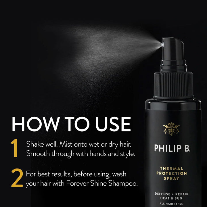 Philip B Oud Royal ThermalProtection Spray, 125 ml Unparfümiert 125 ml (1er Pack), Unparfümiert 125
