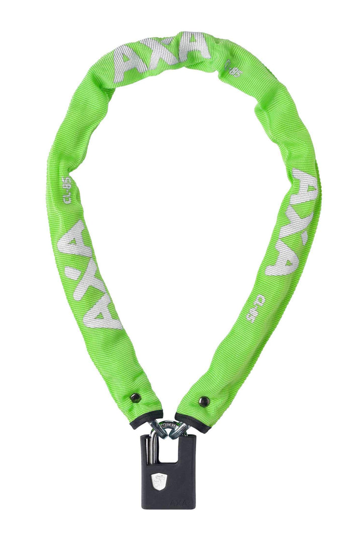 AXA Unisex-Adult Clinch+ 85 Kettenschloss, Light Green, 5011539 8x3x3cm Grün, 8x3x3cm Grün