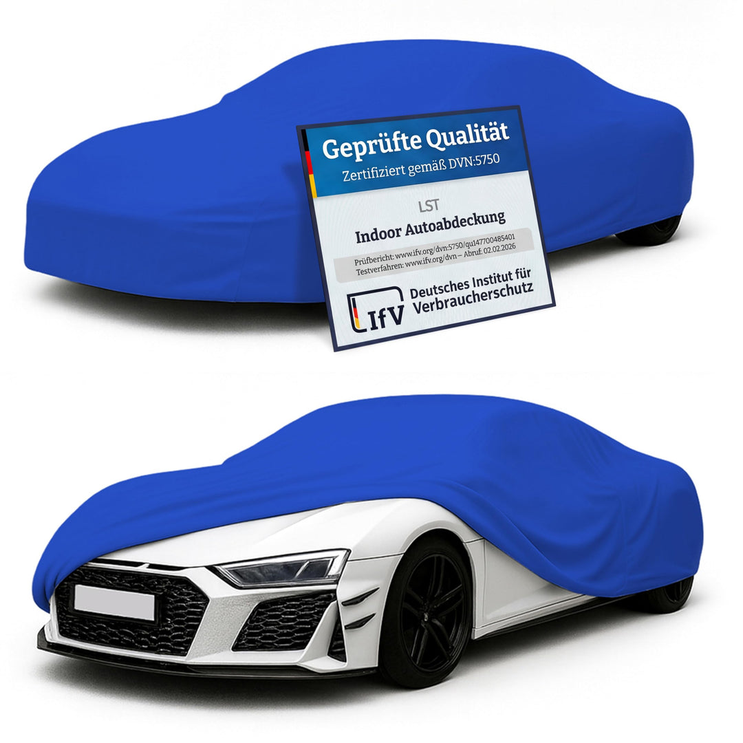 LST Autoabdeckung Indoor – lackschonende und Dehnbare Autogarage. Car Cover Innenbereich für Autohäu