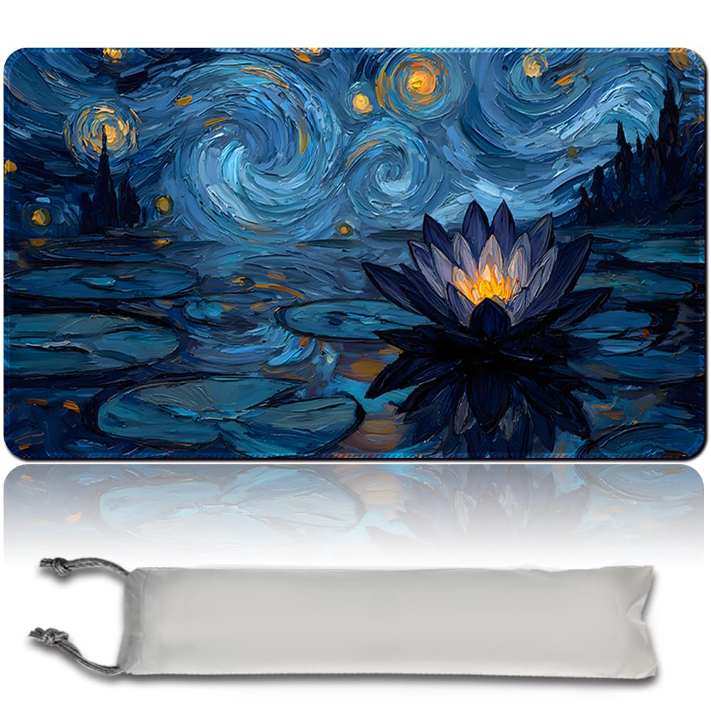 MTG Spielmatte Premium XXL Gaming Matte (60x35cm) - Hochauflösendes Fantasy Design - rutschfeste Gum