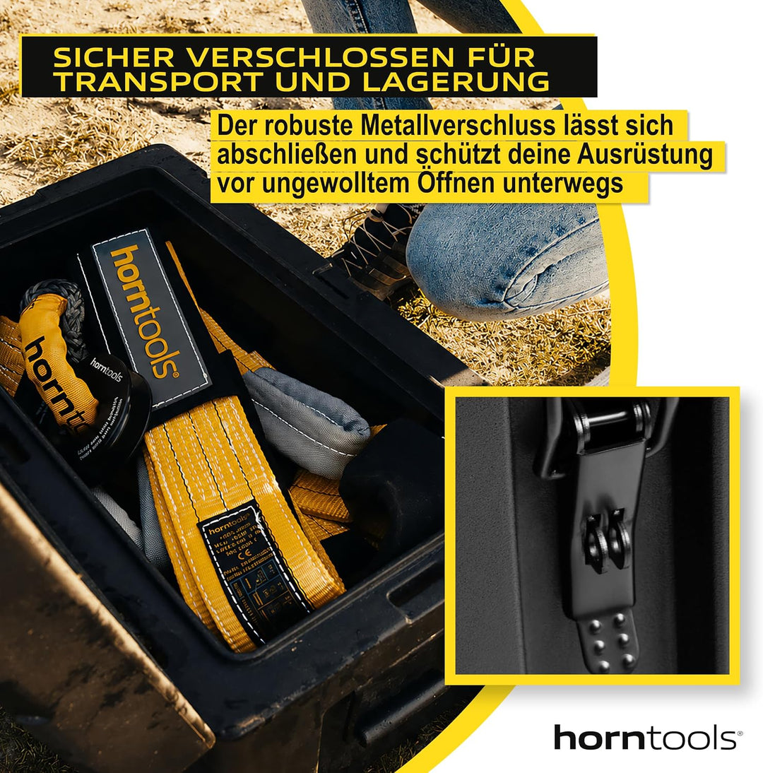 Horntools Transportbox wasserfest, stapelbar, 70 Liter, aus 3,6 mm dickem Polyethylen, extra Starke
