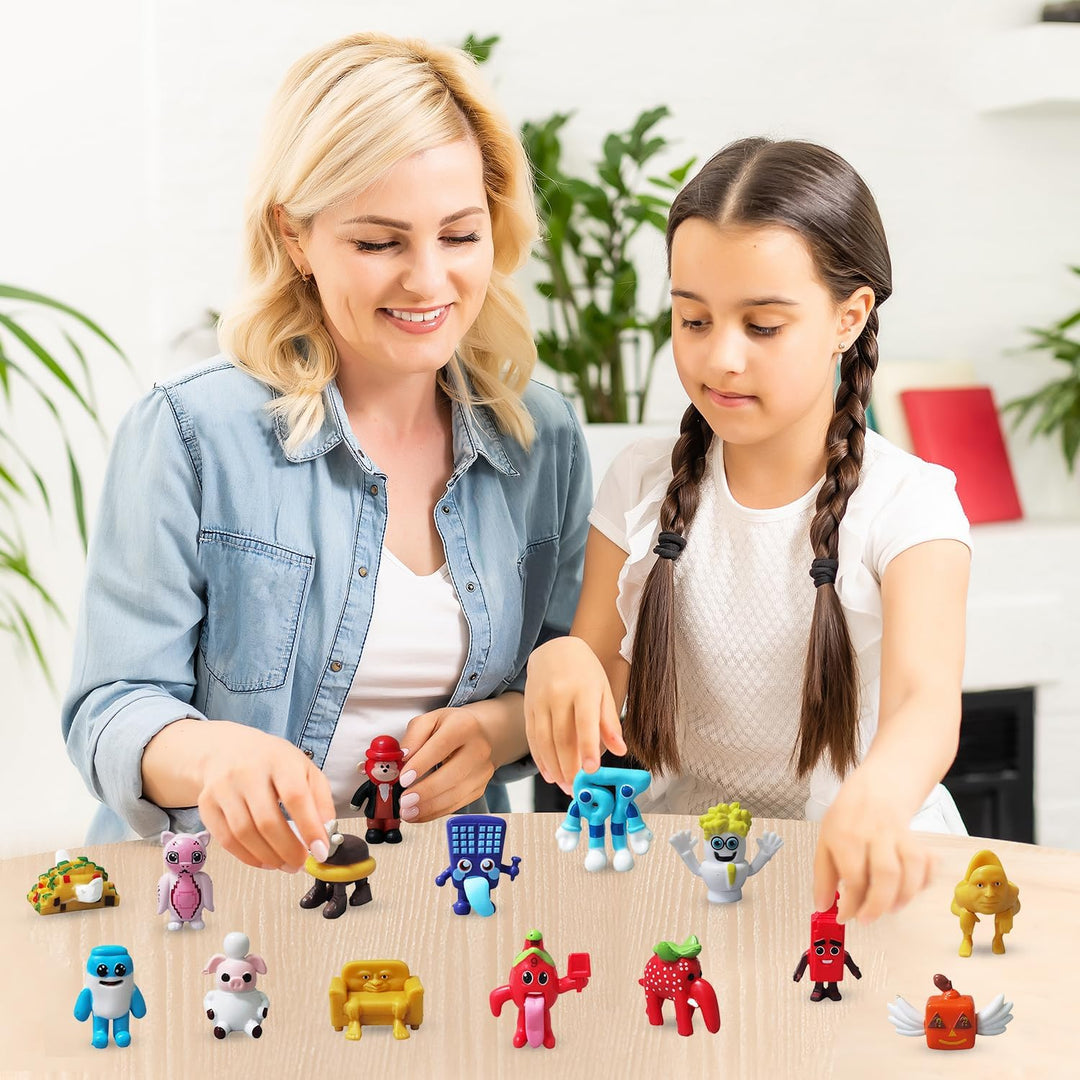 Steal a Brainrot Spielfiguren Puppenfiguren, 24pcs Mini Steal a Brainrot Figuren Set, Steal a Brainr