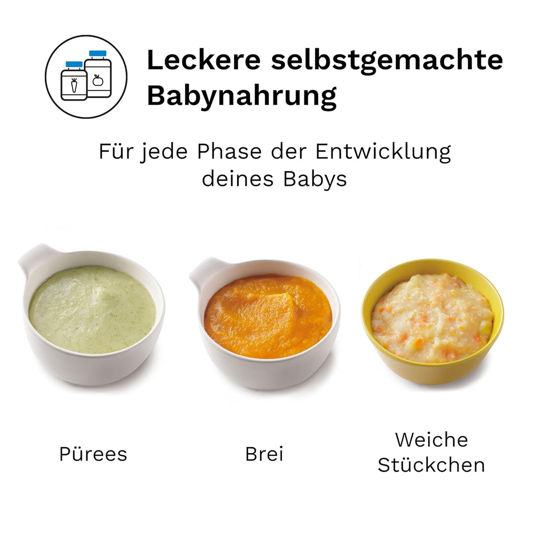Baby Brezza - Food Maker Deluxe - Baby-Multifunktionsroboter - Dampferhitzen und Mischen von Lebensm