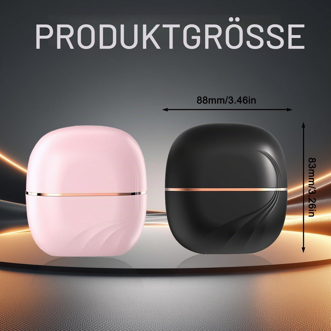 Mini Glättbürste Kabellos, 2026 Neu Haarglätter Bürste, Mini Tragbare Bürste Glätten, Kabe-llose Glä